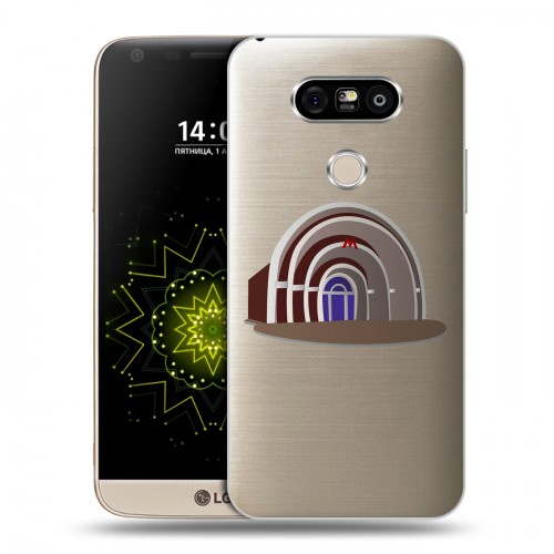 Полупрозрачный дизайнерский пластиковый чехол для LG G5 Москва