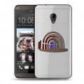 Полупрозрачный дизайнерский пластиковый чехол для HTC Desire 700 Москва