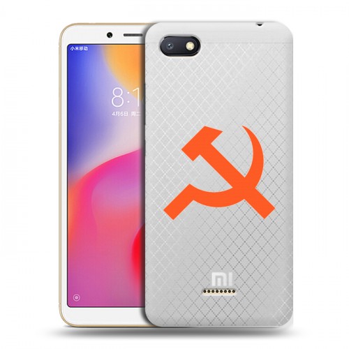 Полупрозрачный дизайнерский пластиковый чехол для Xiaomi RedMi 6A Москва