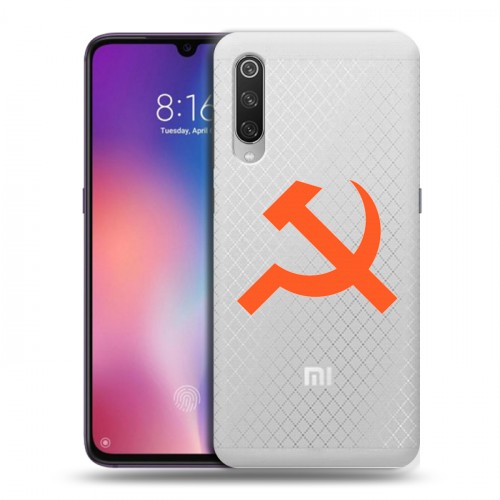 Полупрозрачный дизайнерский силиконовый с усиленными углами чехол для Xiaomi Mi9 Москва