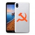 Полупрозрачный дизайнерский пластиковый чехол для Xiaomi RedMi 7A Москва