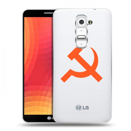 Полупрозрачный дизайнерский пластиковый чехол для LG Optimus G2 Москва