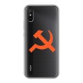 Полупрозрачный дизайнерский силиконовый чехол для Xiaomi RedMi 9A Москва