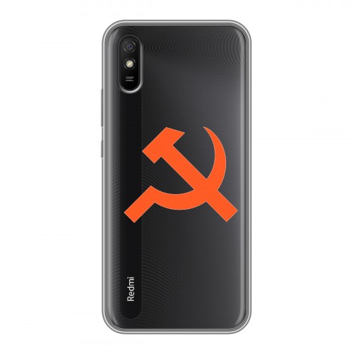 Полупрозрачный дизайнерский силиконовый чехол для Xiaomi RedMi 9A Москва