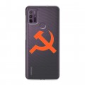 Полупрозрачный дизайнерский пластиковый чехол для Lenovo K13 Note Москва