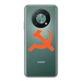 Полупрозрачный дизайнерский пластиковый чехол для Huawei Nova Y90 Москва