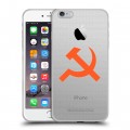 Полупрозрачный дизайнерский силиконовый чехол для Iphone 6 Plus/6s Plus Москва