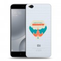 Полупрозрачный дизайнерский пластиковый чехол для Xiaomi Mi5C Москва