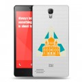 Полупрозрачный дизайнерский пластиковый чехол для Xiaomi RedMi Note Москва