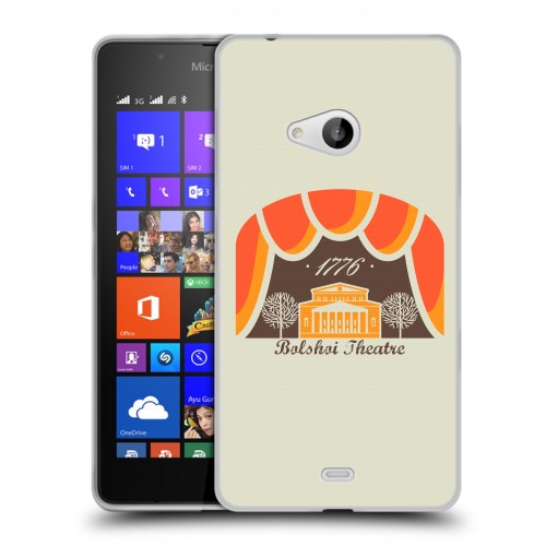 Дизайнерский пластиковый чехол для Microsoft Lumia 540 Москва