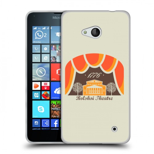 Дизайнерский пластиковый чехол для Microsoft Lumia 640 Москва