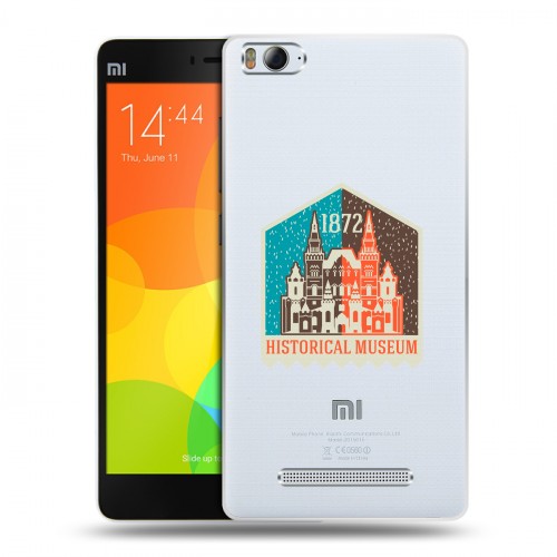 Полупрозрачный дизайнерский пластиковый чехол для Xiaomi Mi4i Москва