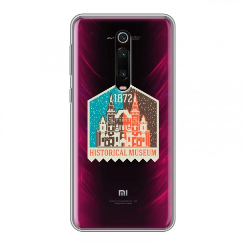 Полупрозрачный дизайнерский силиконовый чехол для Xiaomi RedMi K20 Москва