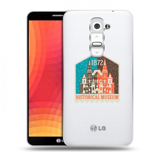 Полупрозрачный дизайнерский пластиковый чехол для LG Optimus G2 Москва