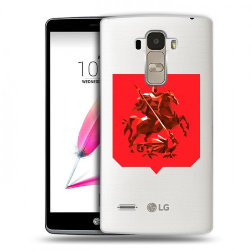 Полупрозрачный дизайнерский пластиковый чехол для LG G4 Stylus Москва