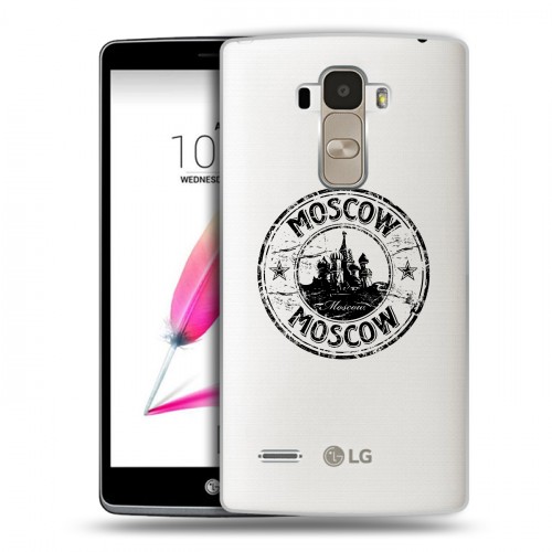 Полупрозрачный дизайнерский пластиковый чехол для LG G4 Stylus Москва