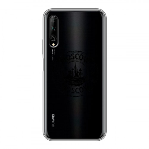 Полупрозрачный дизайнерский силиконовый чехол для Huawei Y9s Москва