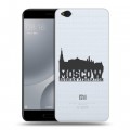 Полупрозрачный дизайнерский пластиковый чехол для Xiaomi Mi5C Москва