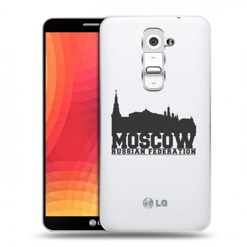 Полупрозрачный дизайнерский пластиковый чехол для LG Optimus G2 Москва