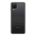 Полупрозрачный дизайнерский силиконовый чехол для Samsung Galaxy A12 Москва