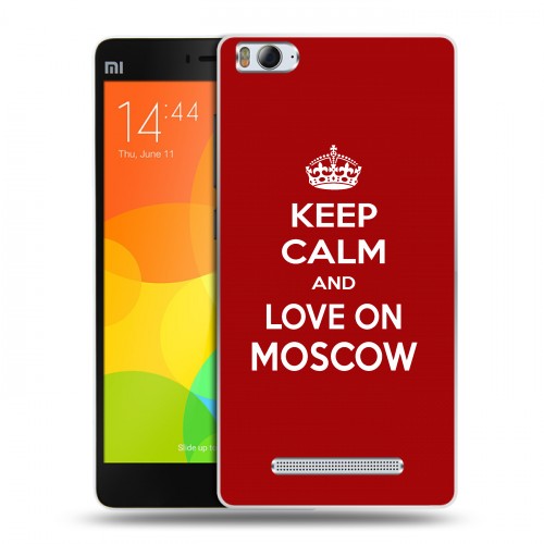 Дизайнерский пластиковый чехол для Xiaomi Mi4i Москва