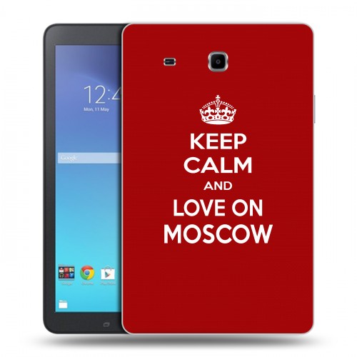Дизайнерский силиконовый чехол для Samsung Galaxy Tab E 9.6 Москва