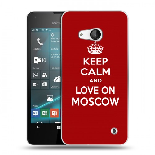 Дизайнерский пластиковый чехол для Microsoft Lumia 550 Москва