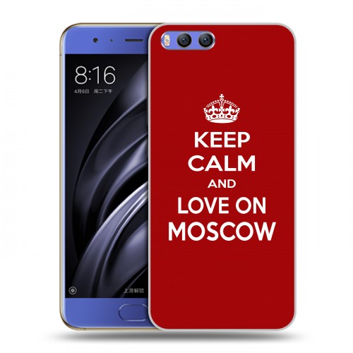 Дизайнерский пластиковый чехол для Xiaomi Mi6 Москва
