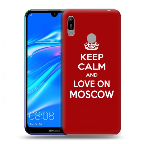 Дизайнерский пластиковый чехол для Huawei Y6 (2019) Москва