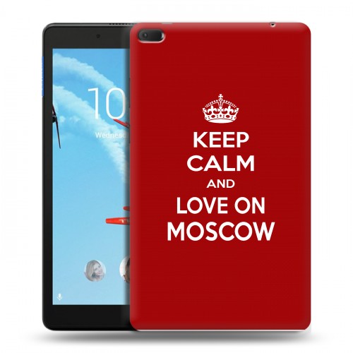 Дизайнерский силиконовый чехол для Lenovo Tab E8 Москва