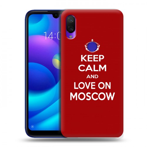 Дизайнерский пластиковый чехол для Xiaomi Mi Play Москва