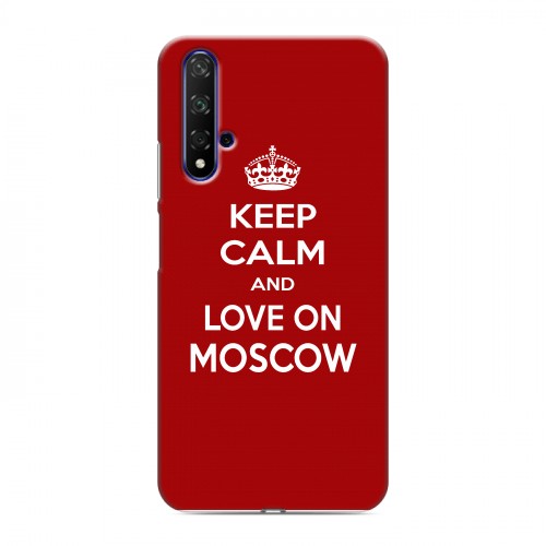 Дизайнерский силиконовый чехол для Huawei Honor 20 Москва