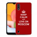 Дизайнерский силиконовый чехол для Samsung Galaxy M01 Москва