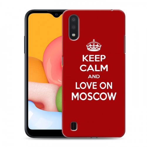 Дизайнерский силиконовый чехол для Samsung Galaxy M01 Москва