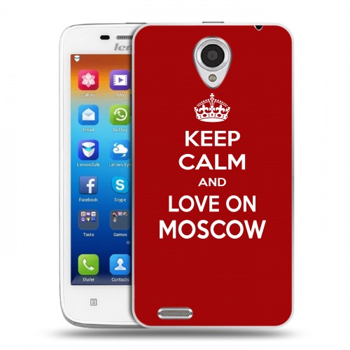 Дизайнерский пластиковый чехол для Lenovo S650 Ideaphone Москва