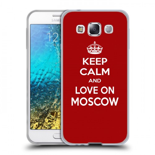 Дизайнерский пластиковый чехол для Samsung Galaxy E5 Москва