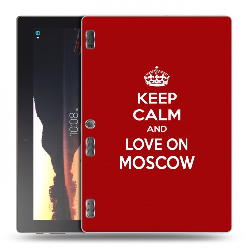 Дизайнерский силиконовый чехол для Lenovo Tab 2 A10 Москва