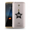 Полупрозрачный дизайнерский пластиковый чехол для ZTE Axon 7 Москва