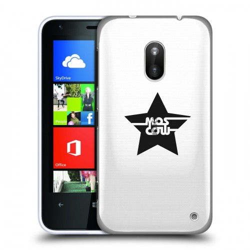 Полупрозрачный дизайнерский силиконовый чехол для Nokia Lumia 620 Москва