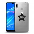 Полупрозрачный дизайнерский пластиковый чехол для Huawei Y6 (2019) Москва