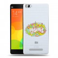 Полупрозрачный дизайнерский пластиковый чехол для Xiaomi Mi4i Москва