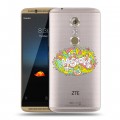 Полупрозрачный дизайнерский пластиковый чехол для ZTE Axon 7 Москва