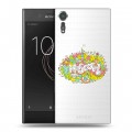 Полупрозрачный дизайнерский пластиковый чехол для Sony Xperia XZs Москва