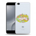 Полупрозрачный дизайнерский пластиковый чехол для Xiaomi Mi5C Москва