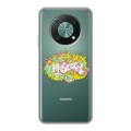 Полупрозрачный дизайнерский пластиковый чехол для Huawei Nova Y90 Москва