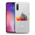 Полупрозрачный дизайнерский силиконовый с усиленными углами чехол для Xiaomi Mi9 Москва