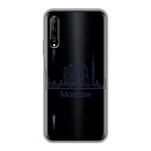 Полупрозрачный дизайнерский пластиковый чехол для Huawei Y9s Москва