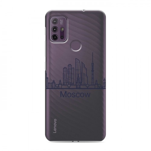 Полупрозрачный дизайнерский пластиковый чехол для Lenovo K13 Note Москва