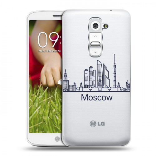 Полупрозрачный дизайнерский пластиковый чехол для LG Optimus G2 mini Москва