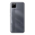 Полупрозрачный дизайнерский силиконовый чехол для Realme C11 Москва